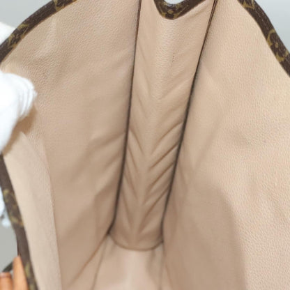 Louis Vuitton Sac Plat Bag Monogram Canvas, BROWN, CANVAS, Handbag