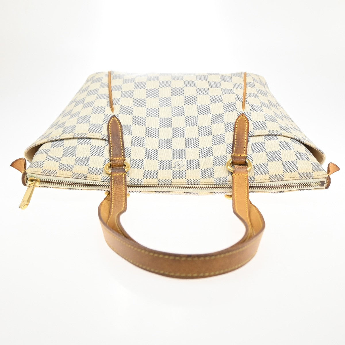 Louis Vuitton Totally Handbag Damier, WHITE, CANVAS, Shoulder bag