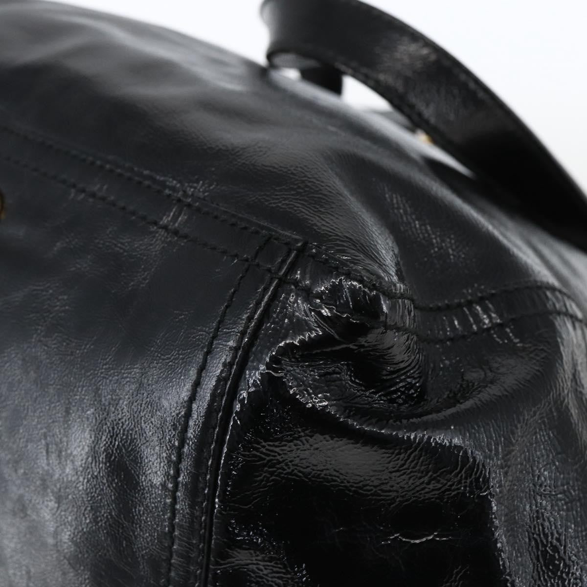 Saint Laurent Downtown Handbag Patent, BLACK, PATENT_LEATHER, Tote bag