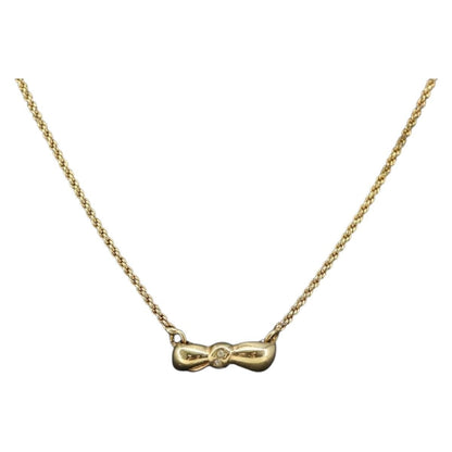 Christian Dior Vintage CD Pendant Necklace Metal, GOLD, METAL, Necklace
