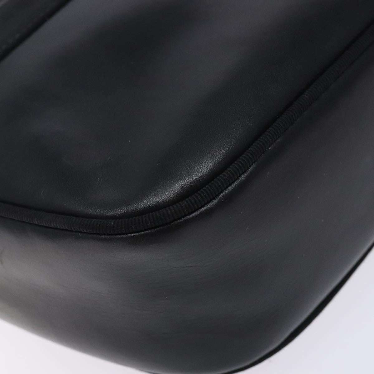 Salvatore Ferragamo Vala Shoulder Bag Leather, BLACK, LEATHER, Shoulder bag