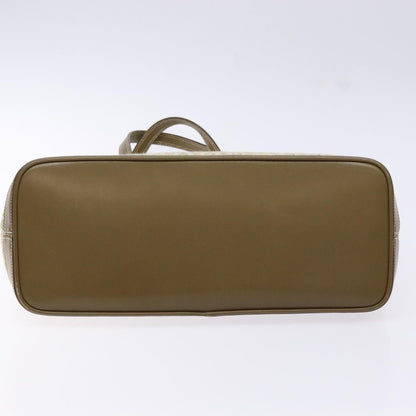 Celine Vintage Macadam Shoulder Bag Canvas, KHAKI, CANVAS, Shoulder bag