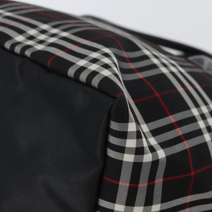 Burberry Nova Check Handbag Nylon, BLACK, NYLON, Handbag