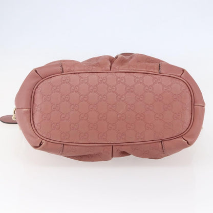 Gucci Sukey Top Handle Satchel Guccissima Leather, PINK, LEATHER, Handbag