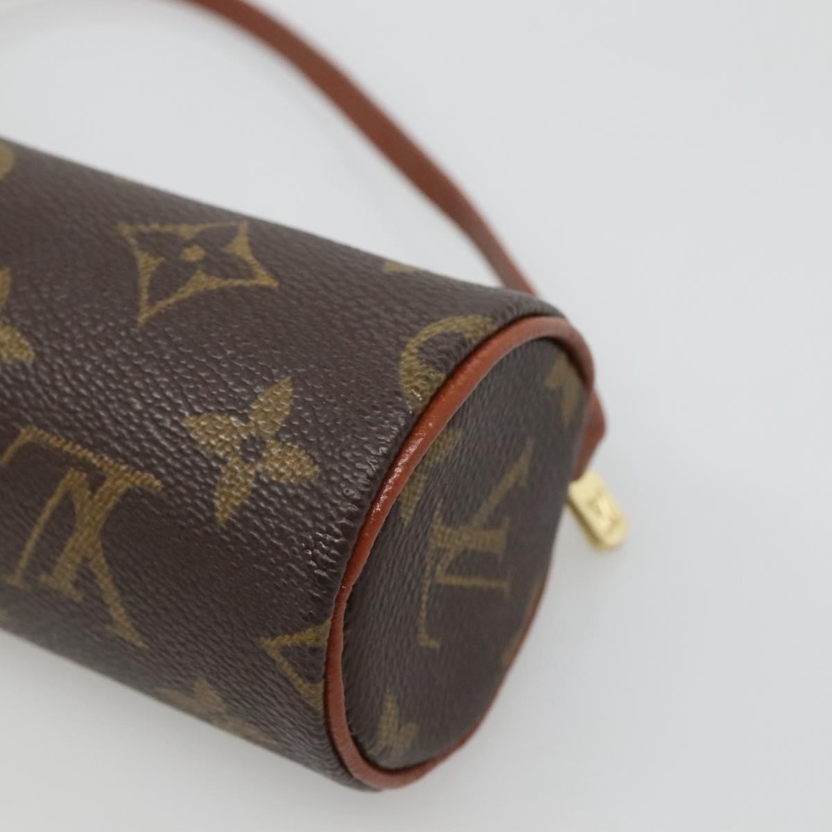 Louis Vuitton Papillon Pochette Monogram Canvas, BROWN, CANVAS, Handbag