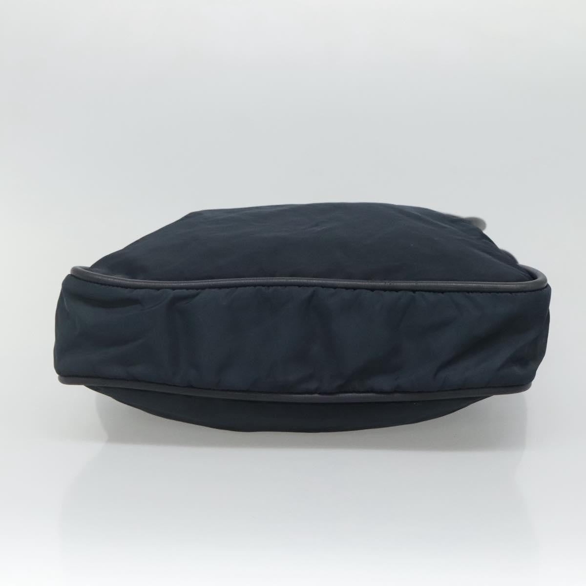 Celine Circle Logo Handbag Nylon, Navy, Nylon, Tote Bag