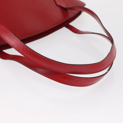 Louis Vuitton Saint Jacques Handbag Epi Leather, RED, LEATHER, Shoulder bag