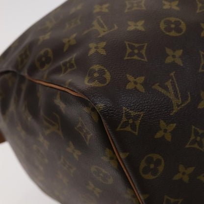 Louis Vuitton Keepall Bag Monogram Canvas, BROWN, CANVAS, Travel bag