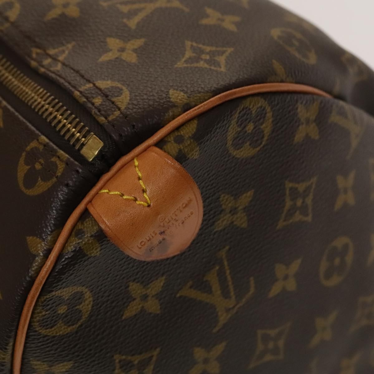 Louis Vuitton Keepall Bag Monogram Canvas, BROWN, CANVAS, Travel bag