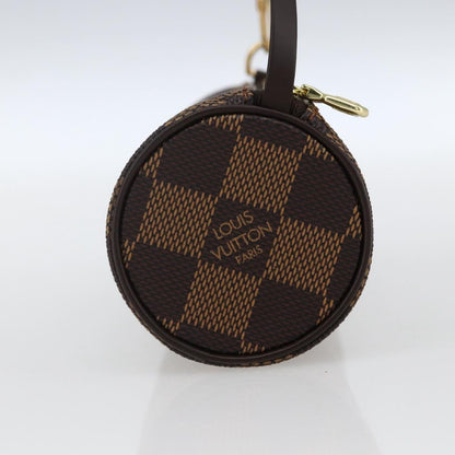 Louis Vuitton Papillon Pochette Damier, Brown, Canvas, Clutch