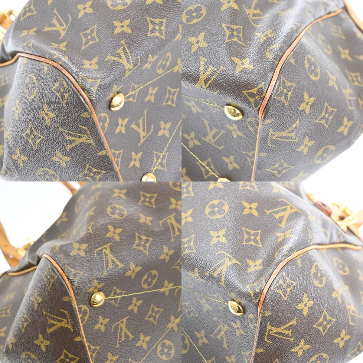 Louis Vuitton Tivoli Handbag Monogram Canvas, BROWN, CANVAS, Shoulder bag