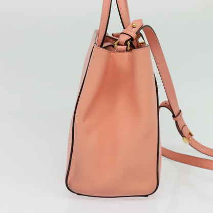 Fendi 2Jours Bag Leather, PINK, LEATHER, Handbag