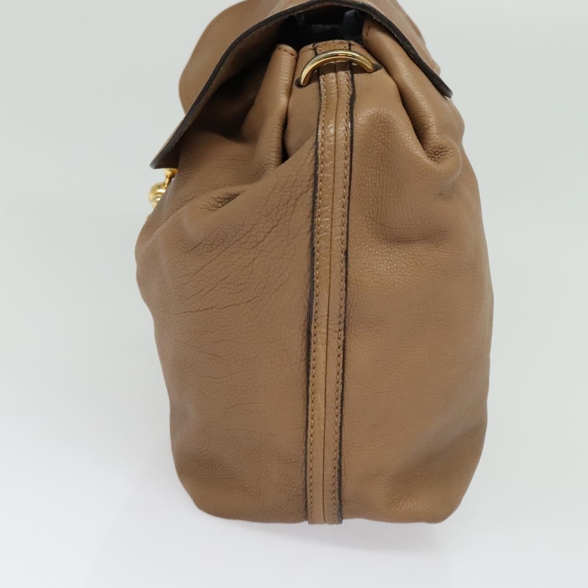 Chloe Elsie Convertible Satchel Leather, BEIGE, LEATHER, Handbag