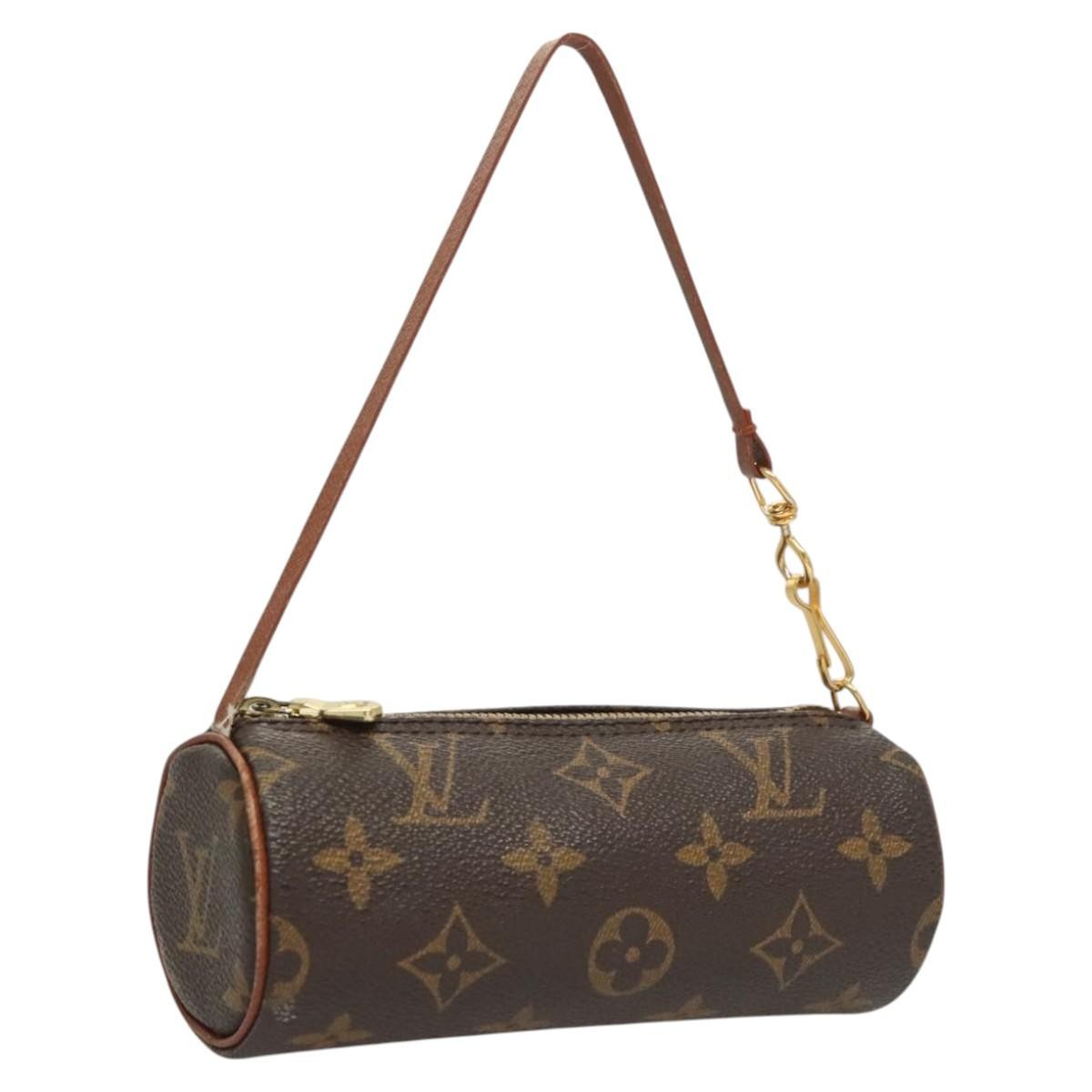 Louis Vuitton Papillon Pochette Monogram Canvas, BROWN, CANVAS, Handbag