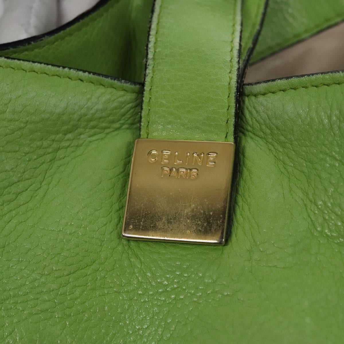 Celine Circle logo Leather, MULTICOLOUR, LEATHER, Shoulder bag