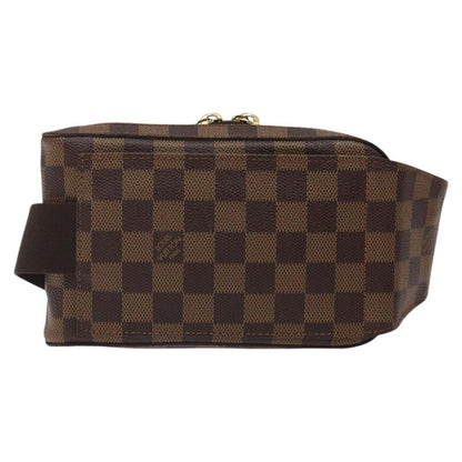 Louis Vuitton Geronimos Waist Bag Damier, BROWN, CANVAS, Travel bag