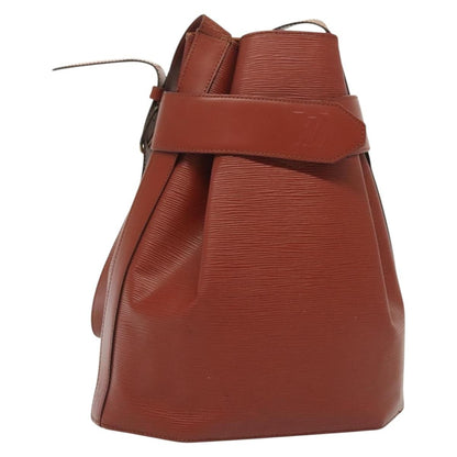 Louis Vuitton Vintage Sac d'Epaule Handbag Epi Leather, BROWN, LEATHER, Handbag