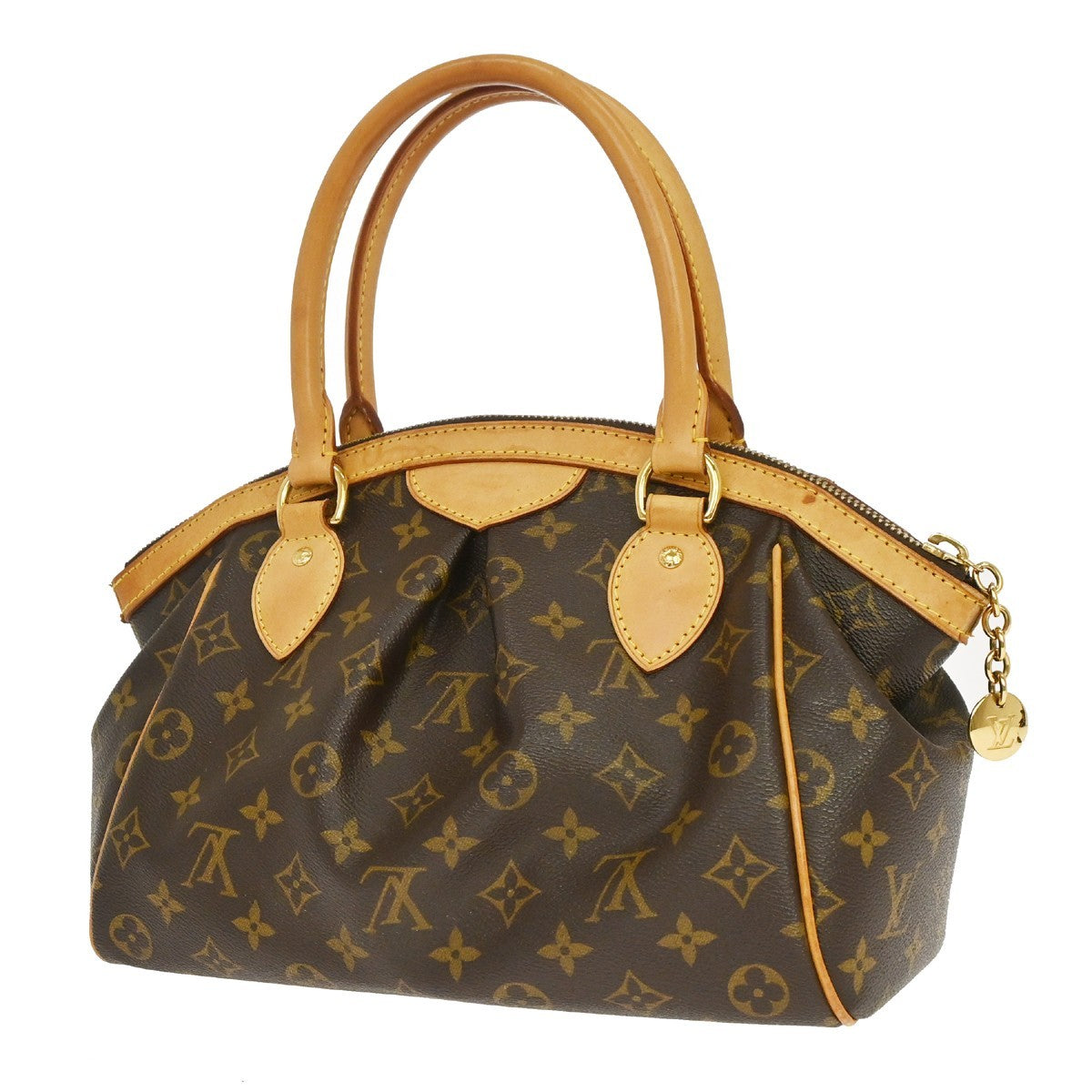 Louis Vuitton Tivoli Handbag Monogram Canvas, Brown, Canvas, Handbag