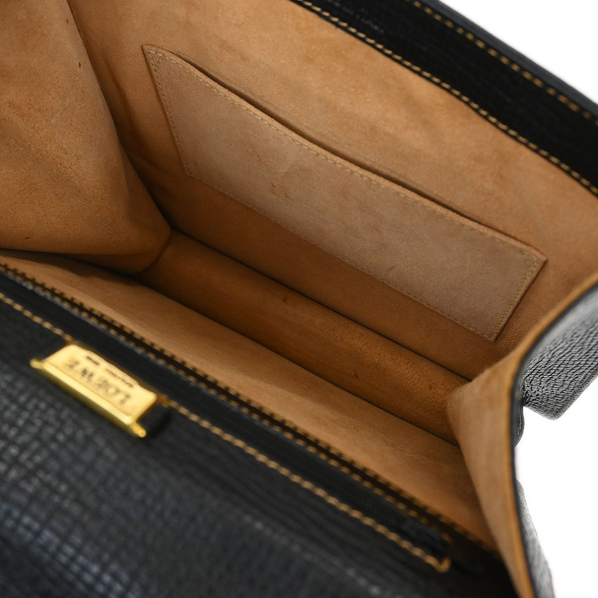 Loewe Barcelona Shoulder Bag Leather, BLACK, LEATHER, Handbag