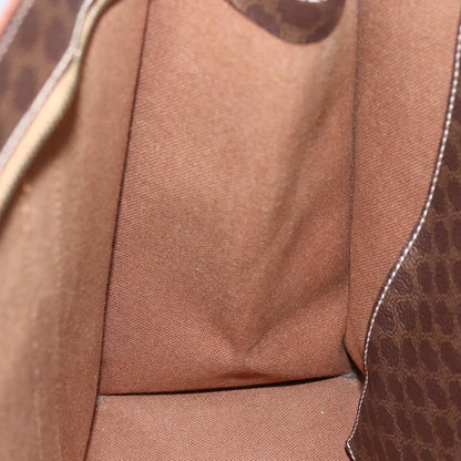 Celine Vintage Macadam Tote bag Canvas and Leather, BROWN, CANVAS, Tote bag