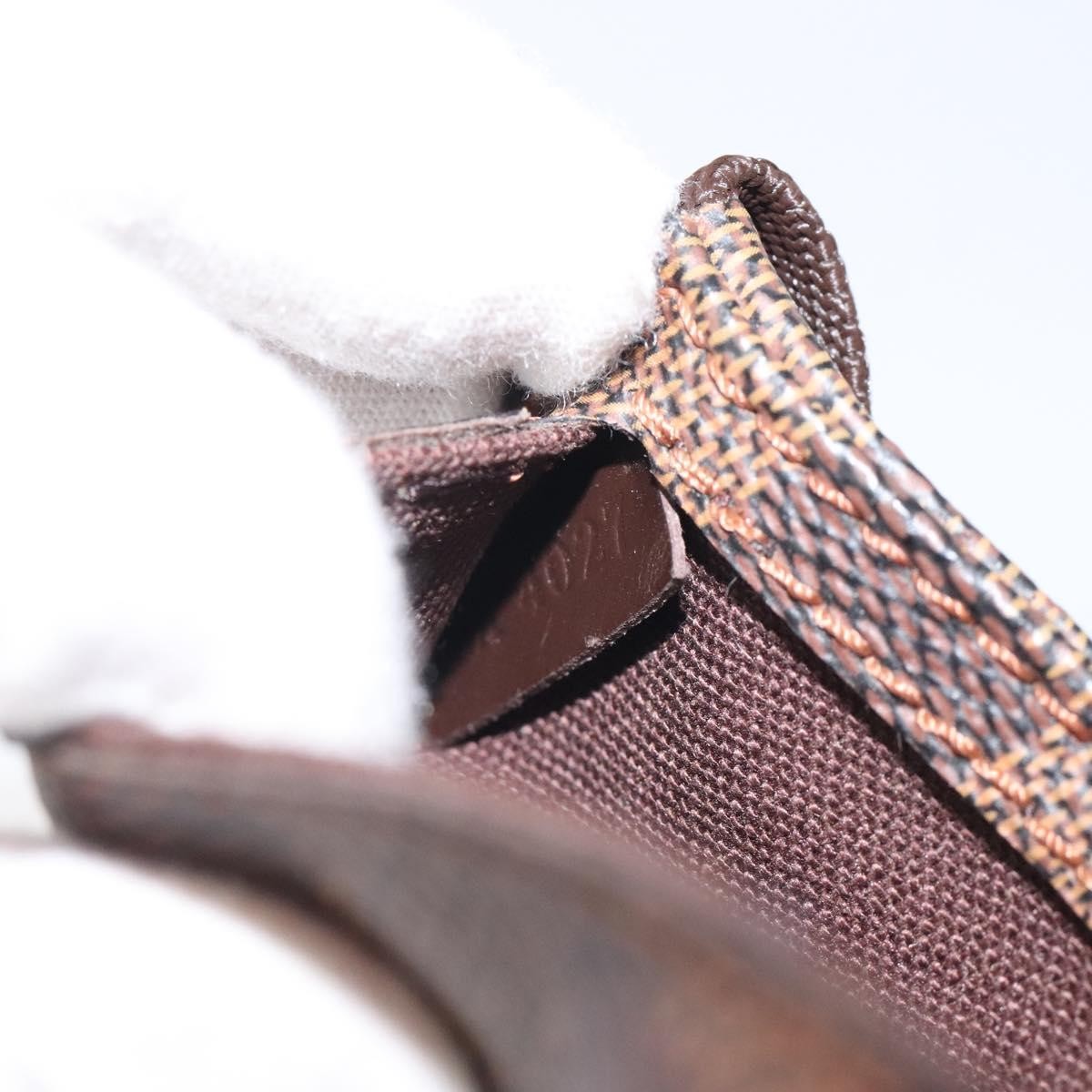 Louis Vuitton Geronimos Waist Bag Damier, BROWN, CANVAS, Shoulder bag