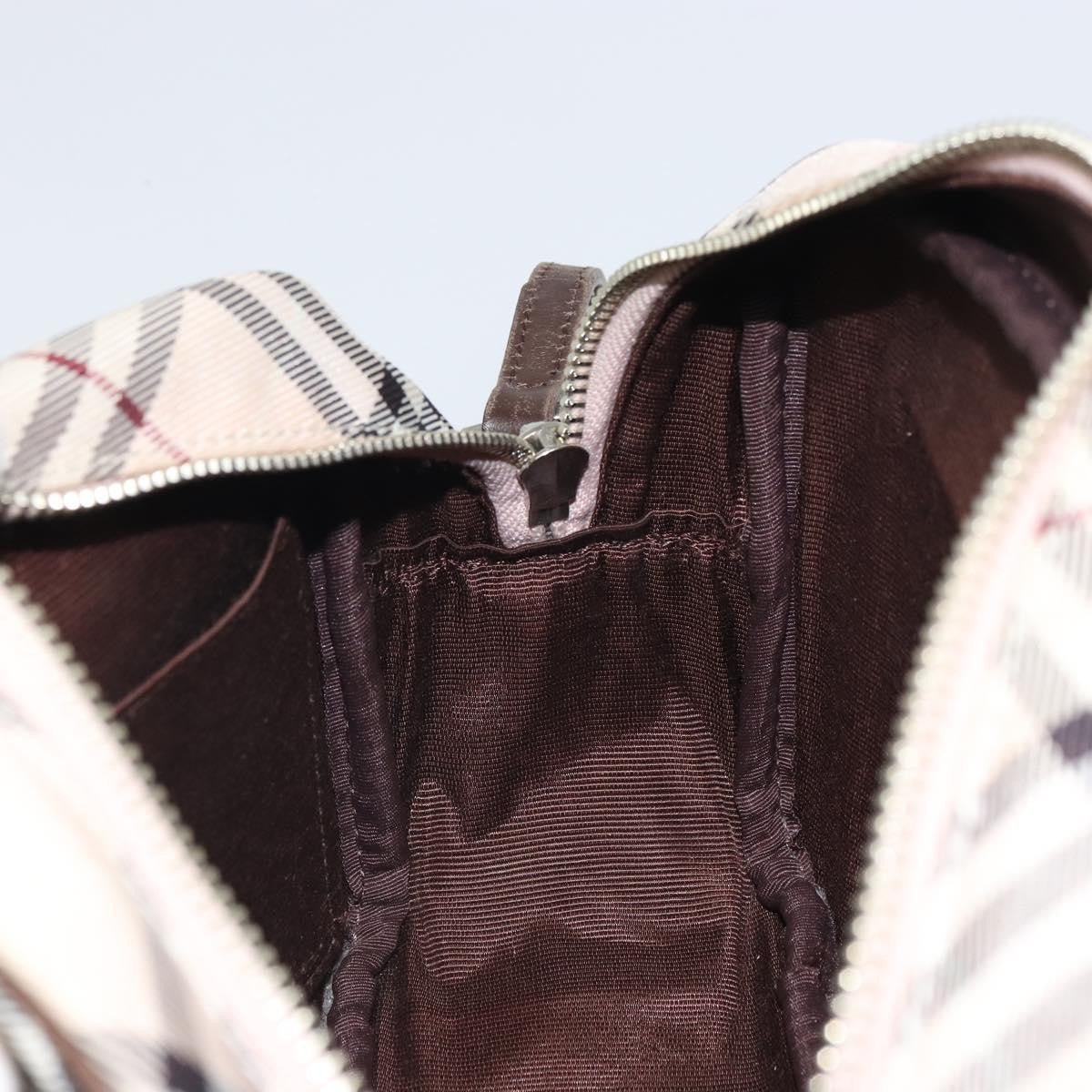 Burberry Nova Check Blue Label Nylon, BEIGE, NYLON, Shoulder bag