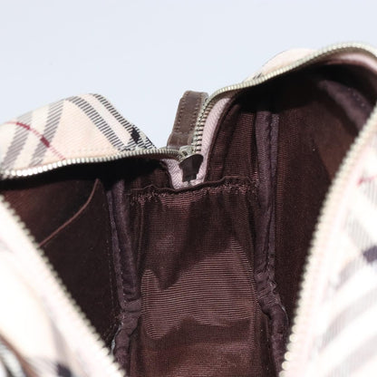 Burberry Nova Check Blue Label Nylon, BEIGE, NYLON, Shoulder bag