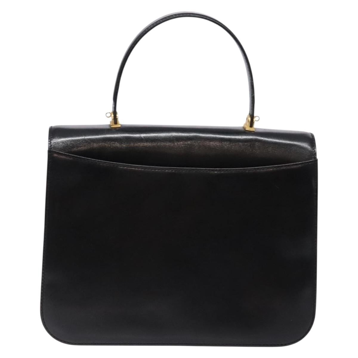 Bally Handbag Leather, Black, Leather, Handbag