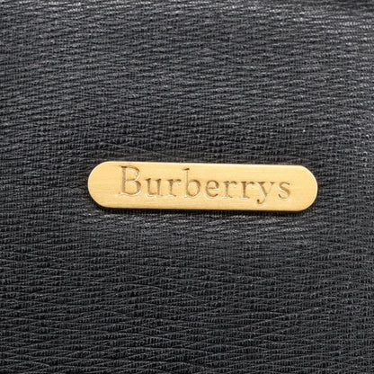 Burberry Handle Tote Leather, BLACK, LEATHER, Tote bag