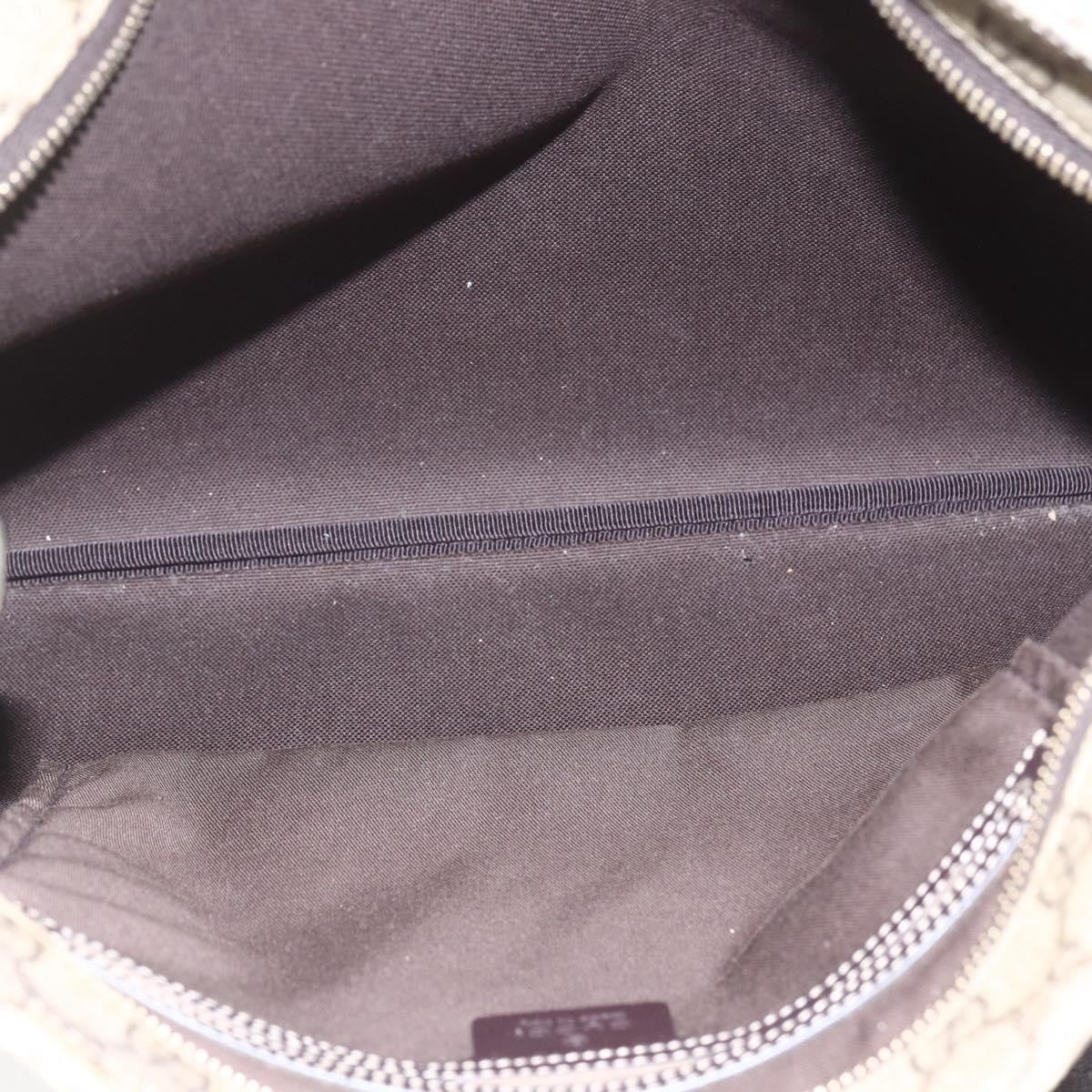 Gucci Zip Top Messenger Bag GG Coated Canvas, BEIGE, CANVAS, Shoulder bag