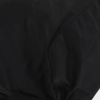 Prada Double Front Pocket Backpack Tessuto, BLACK, NYLON, Backpack