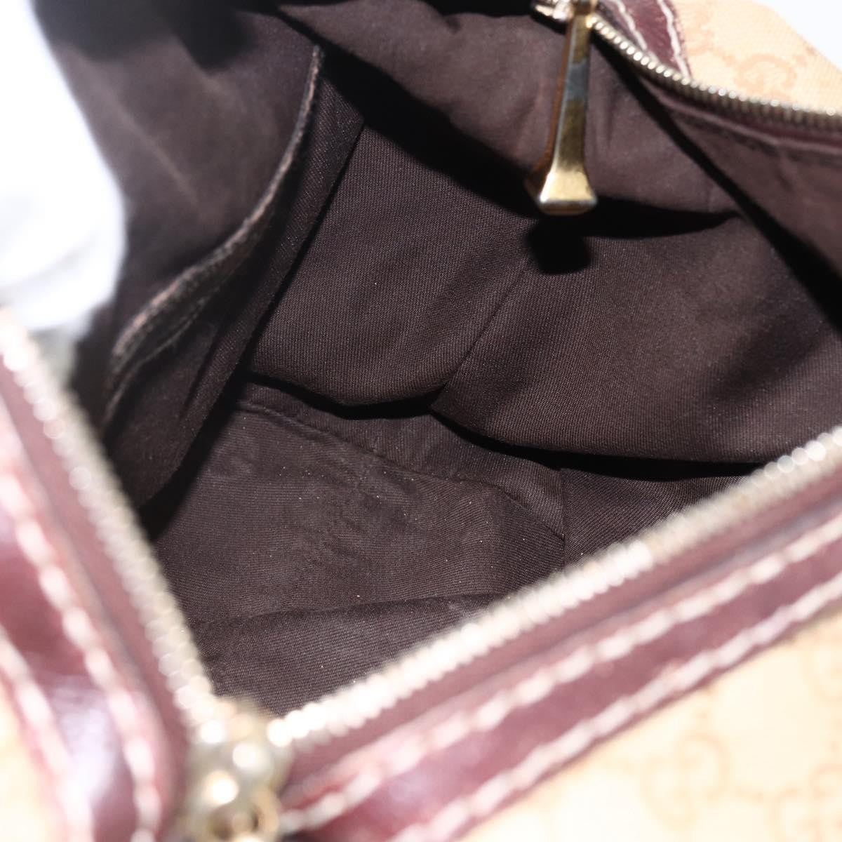 Gucci Vintage Handbag GG Canvas, BEIGE, CANVAS, Handbag