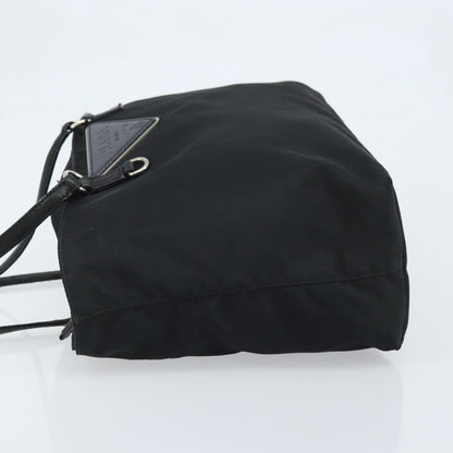 Prada Vintage Zip Tote Tessuto, Black, Nylon, Tote Bag