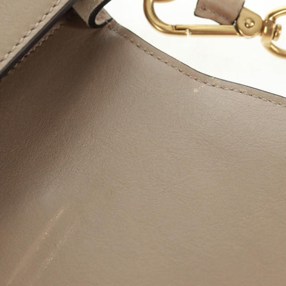 Chloe Nile Crossbody Bag Leather, BEIGE, LEATHER, Shoulder bag