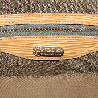 Fendi Vintage Zucca Handbag Zucca, BROWN, CANVAS, Handbag