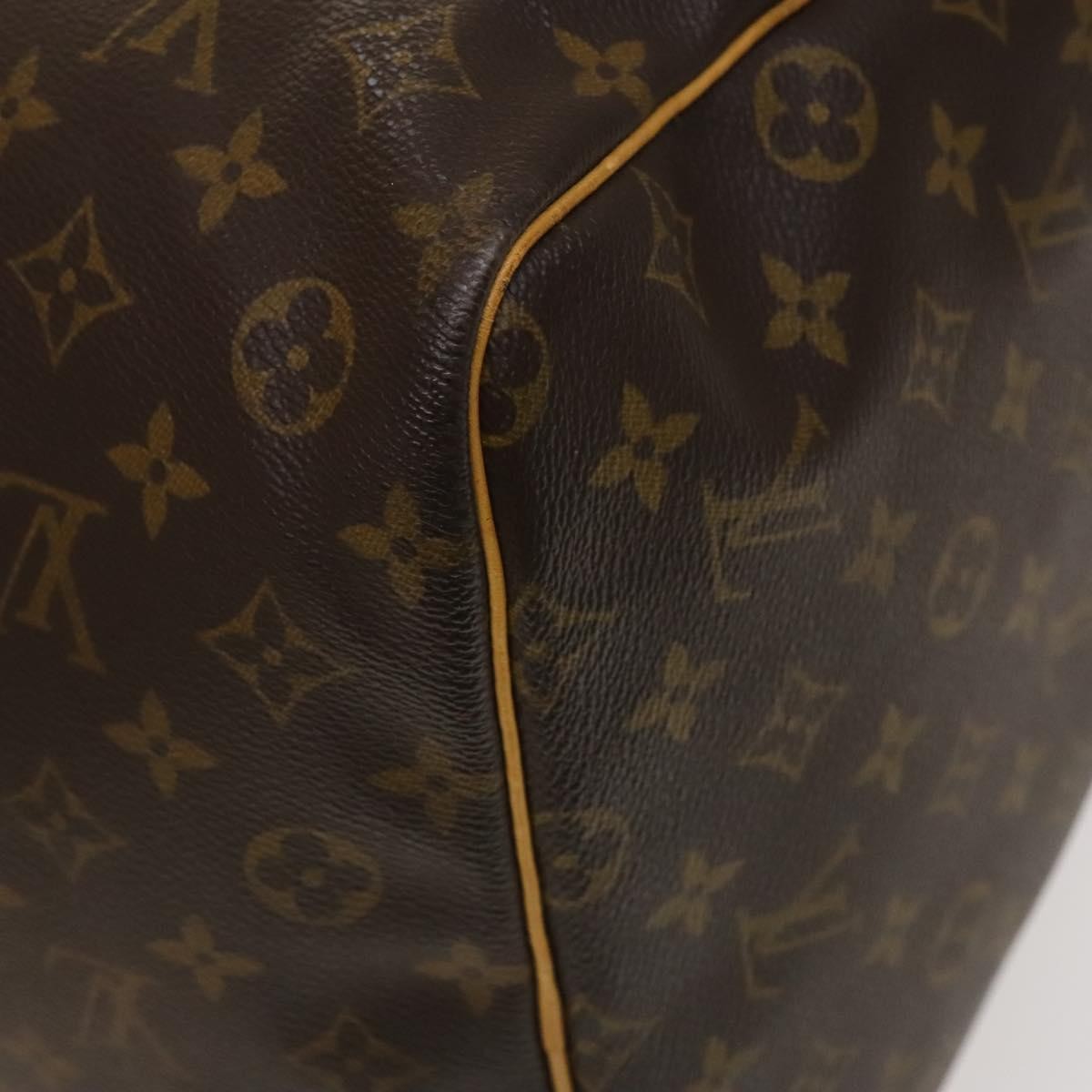 Louis Vuitton Keepall Bag Monogram Canvas, BROWN, CANVAS, Travel bag