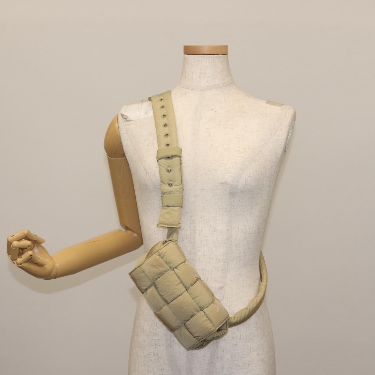 Bottega Veneta Padded Tech Cassette Crossbody Bag Intrecciato Nylon, BEIGE, NYLON, Crossbody bag