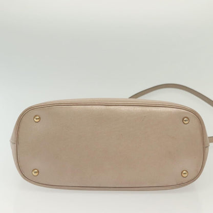 Gucci Bright Bit Convertible Tote Leather, GOLD, LEATHER, Tote bag