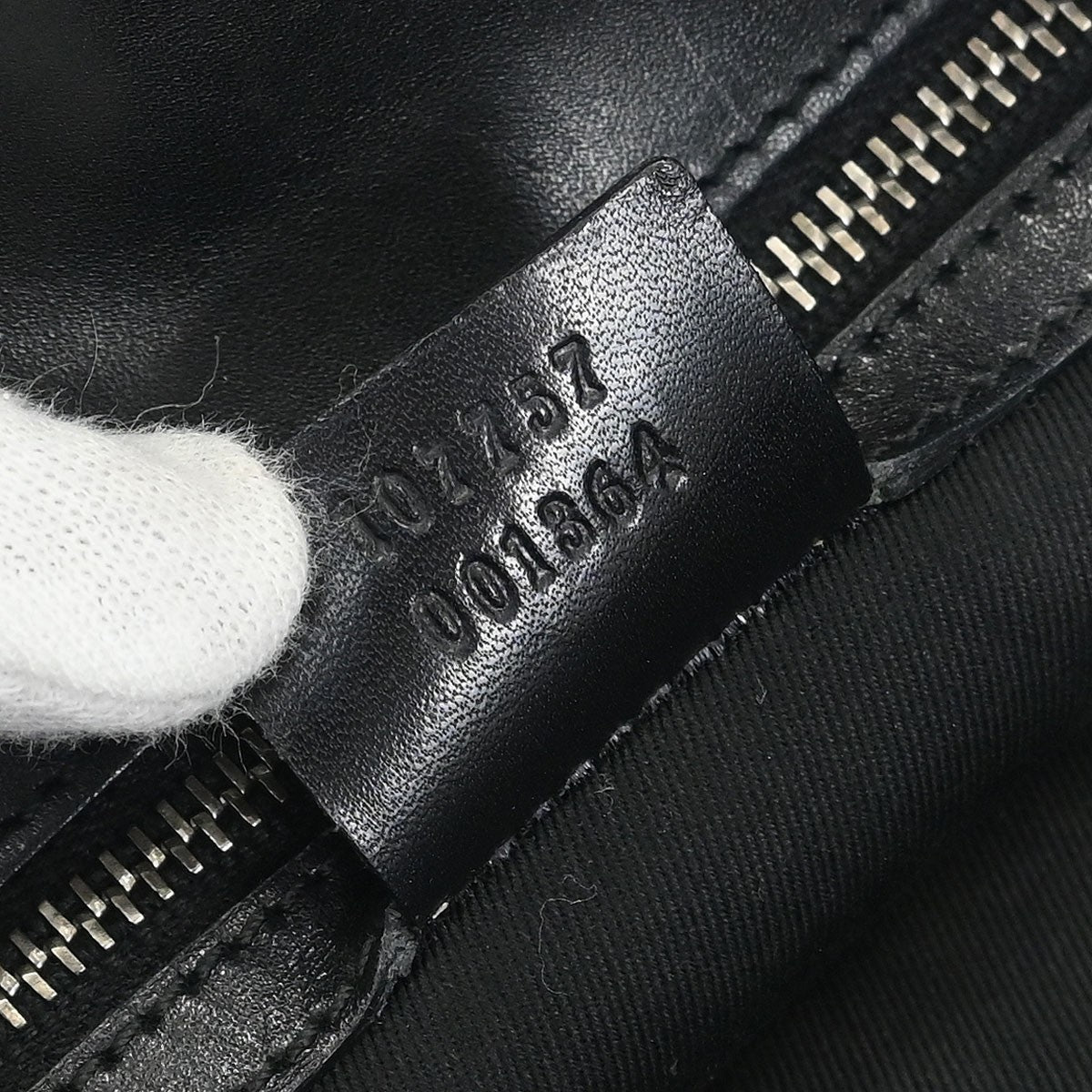 Gucci Belted Bucket Tote GG Canvas with Leather, Black, Canvas, Tote Bag