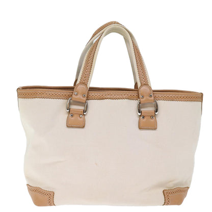 Burberry Blue Label Tote Bag Canvas, BEIGE, CANVAS, Tote bag