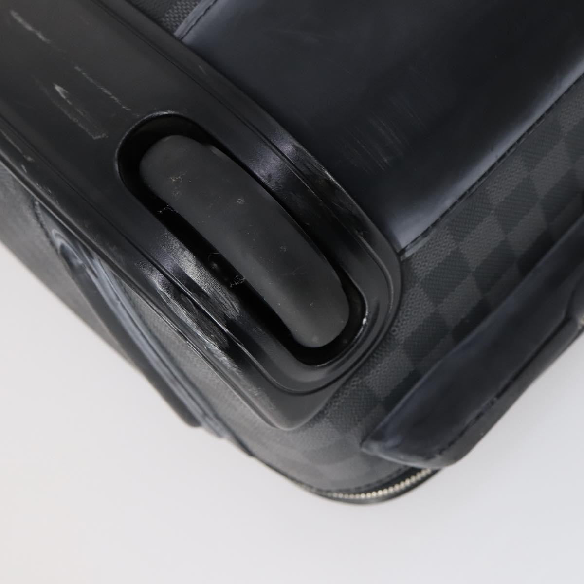 Louis Vuitton Pegase Luggage Damier Graphite, BLACK, CANVAS, Travel bag