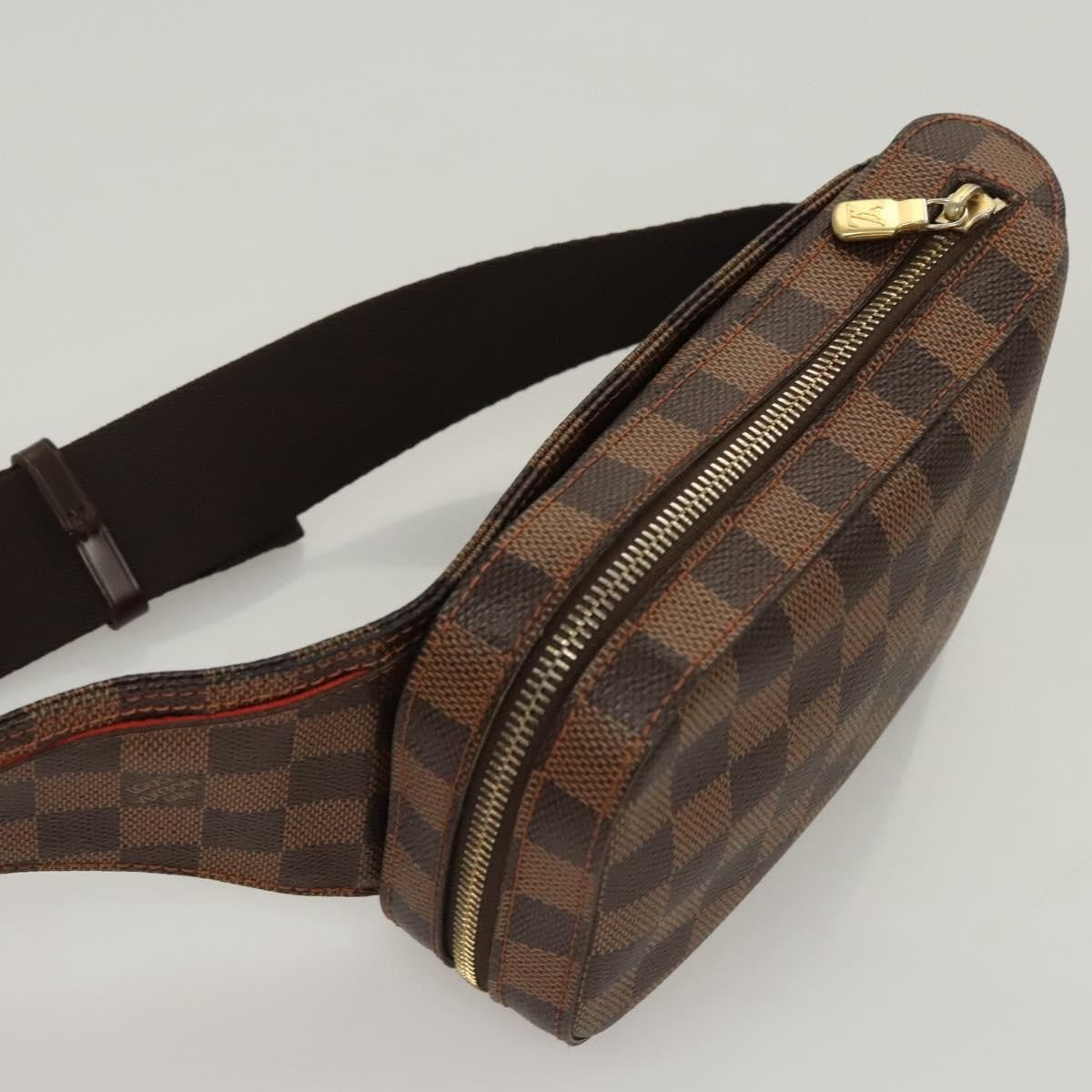 Louis Vuitton Geronimos Waist Bag Damier, BROWN, CANVAS, Shoulder bag