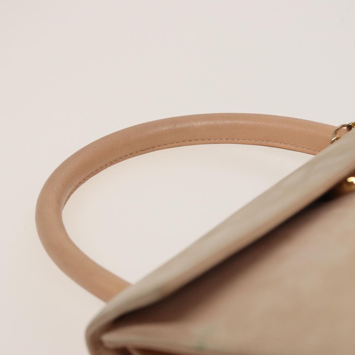 Celine Handbag Suede, BEIGE, SUEDE, Handbag