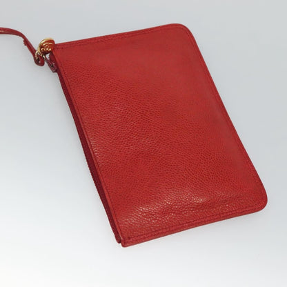 Chanel Vintage Backpack Caviar, RED, LEATHER, Backpack