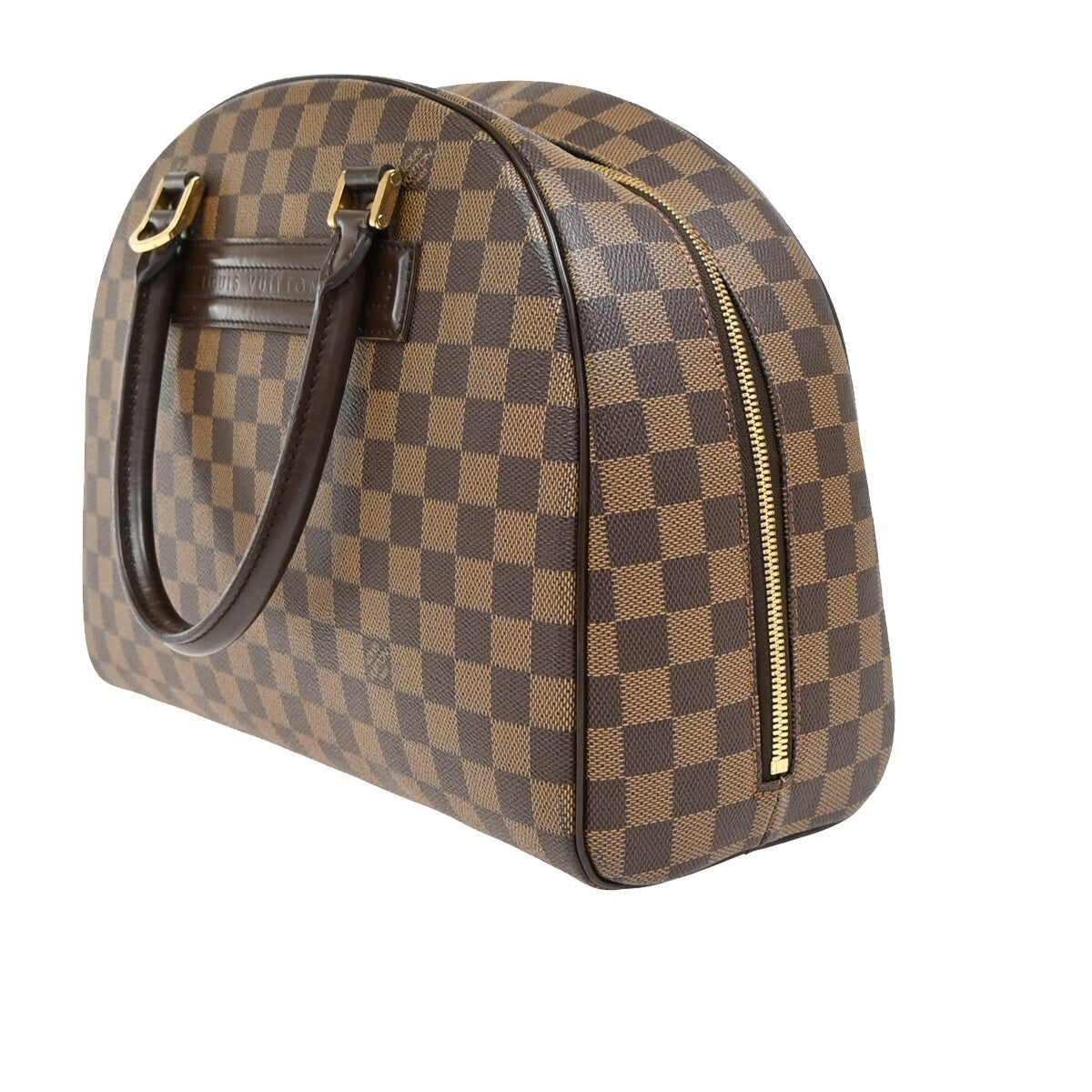 Louis Vuitton Nolita Satchel Damier, BROWN, CANVAS, Handbag