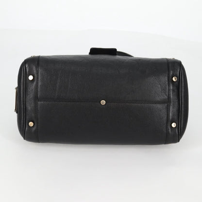 Bvlgari Chandra Top Handle Bag Leather, BLACK, LEATHER, Shoulder bag