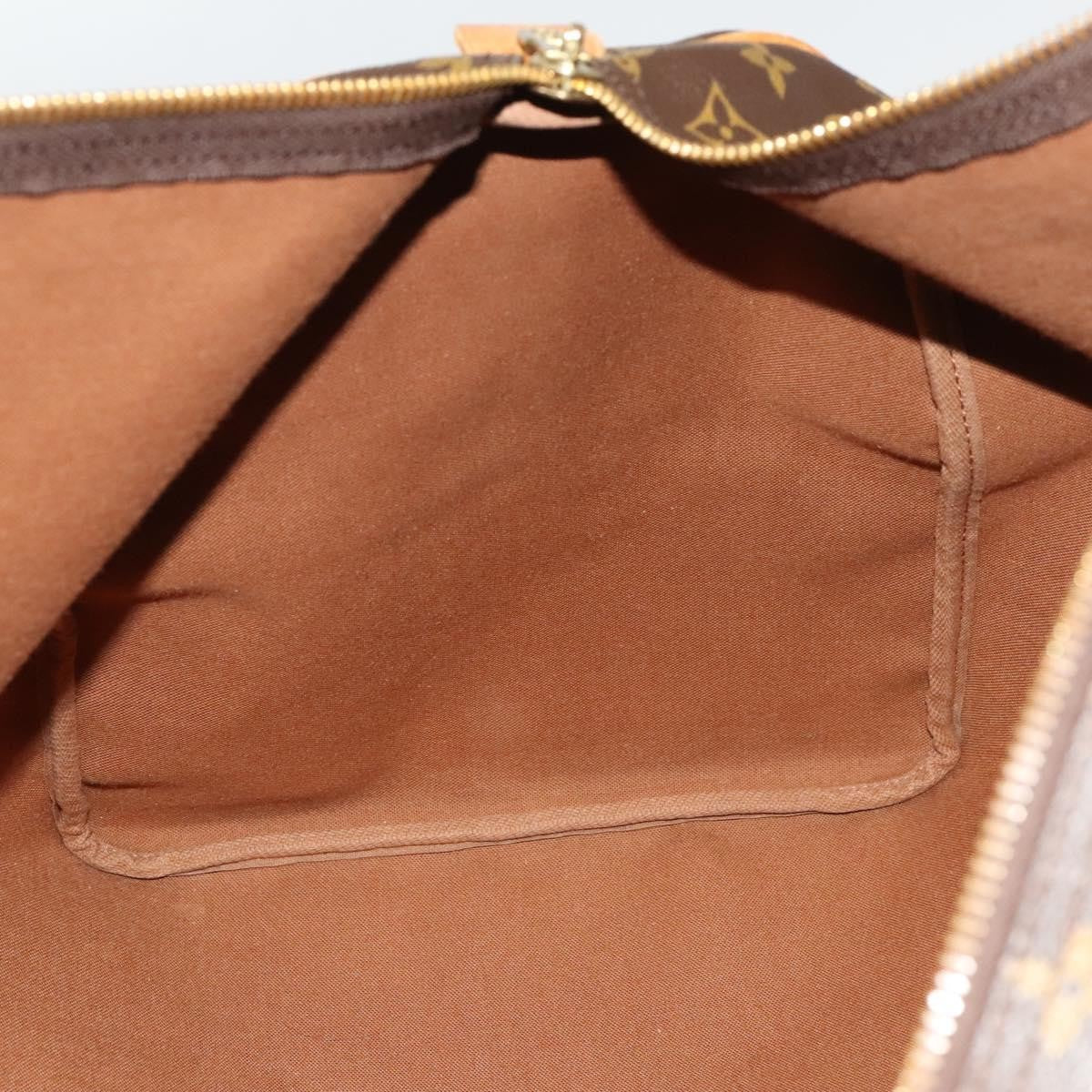 Louis Vuitton Keepall Bag Monogram Canvas, BROWN, CANVAS, Travel bag