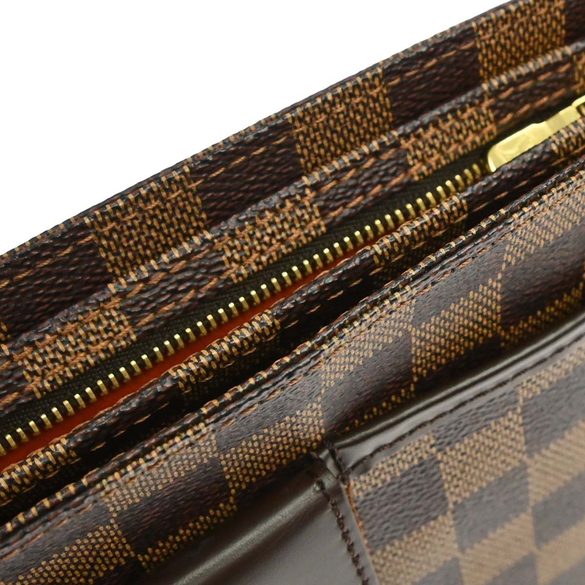 Louis Vuitton Aubagne Bag Damier, Brown, Canvas, Handbag