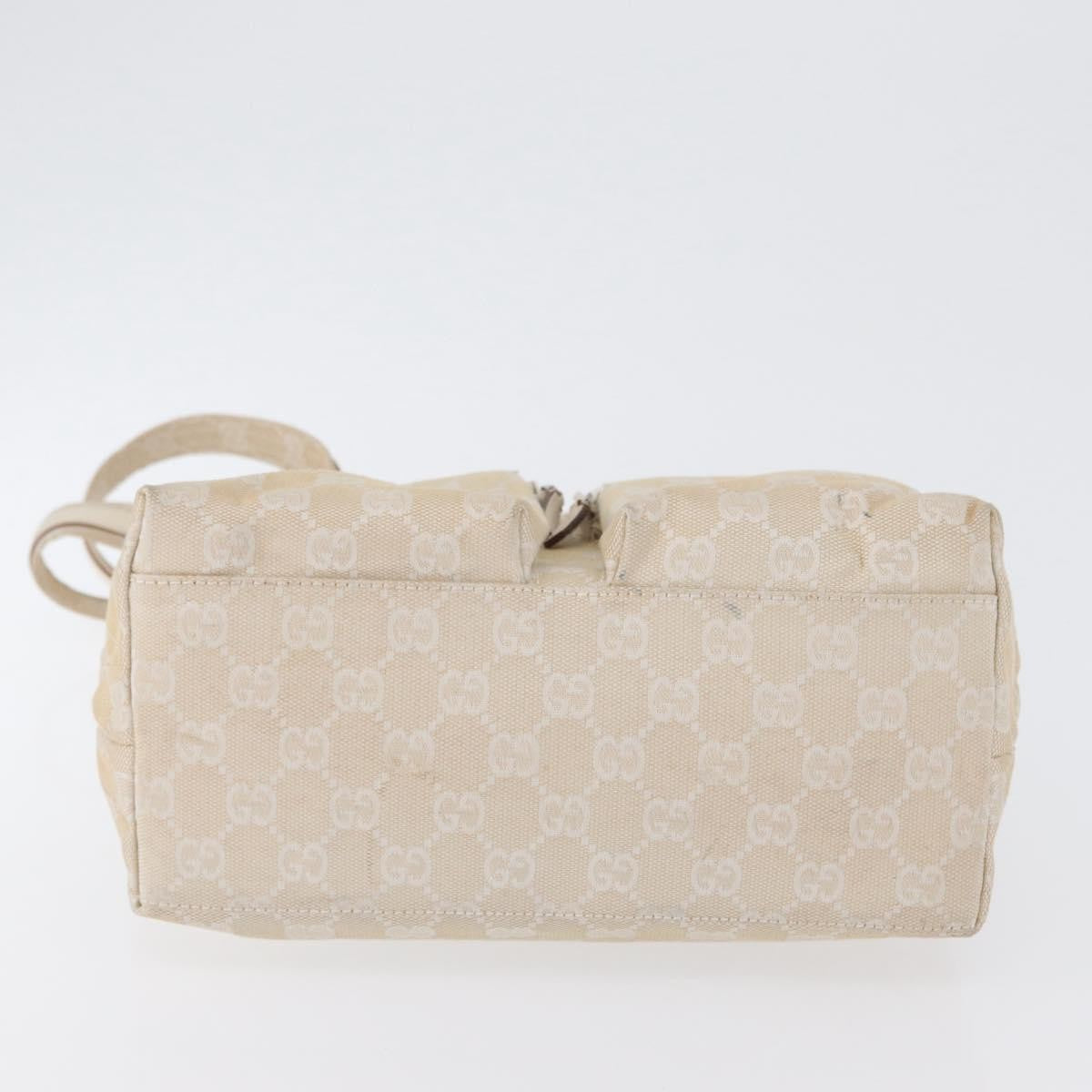 Gucci Double Pocket Tote GG Canvas, ECRU, CANVAS, Handbag