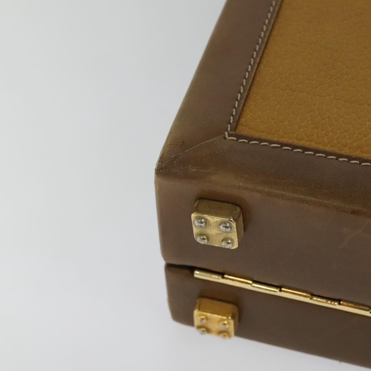 Loewe Anagram Business Leather, BEIGE, LEATHER, Briefcase